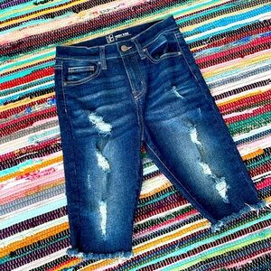 NoBo Distressed Denim Shorts -#1992